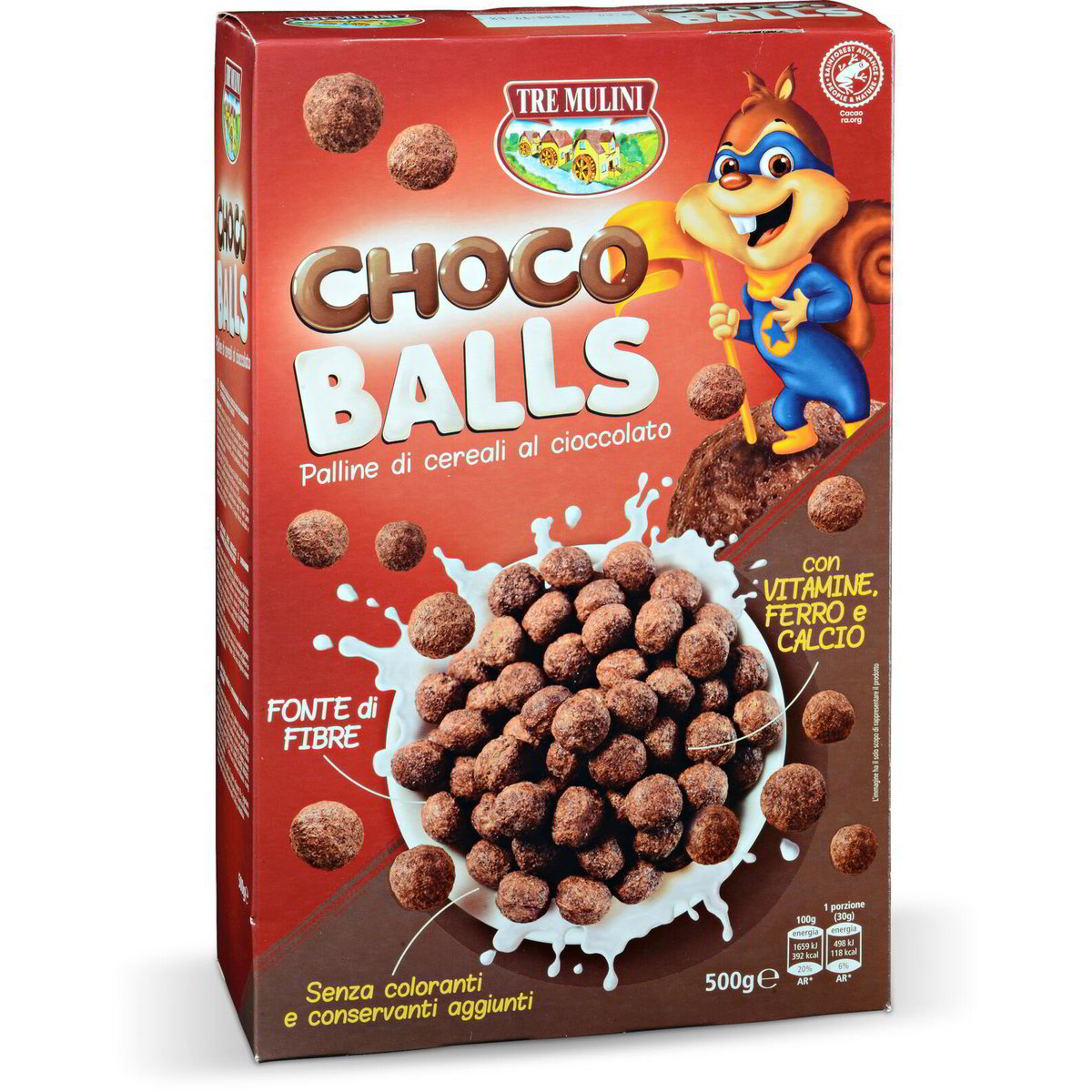 Palline Di Cereali Al Cioccolato Choco Balls Tre Mulini Eurospin