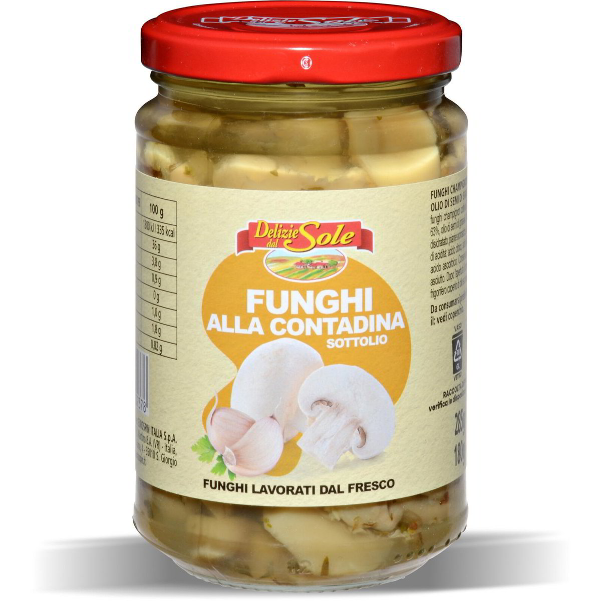 Funghi alla contadina sottolio delizie dal sole Eurospin Spesa Online