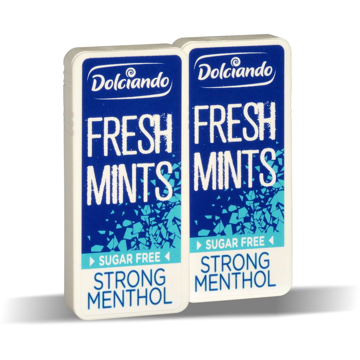 Mentine fresh mints strong menthol DOLCIANDO 14g (2 x 7g) in dettaglio