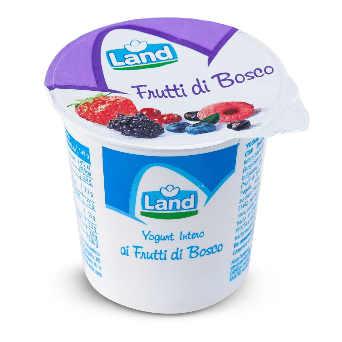 Yogurt intero ai frutti di bosco LAND 150g in dettaglio Eurospin