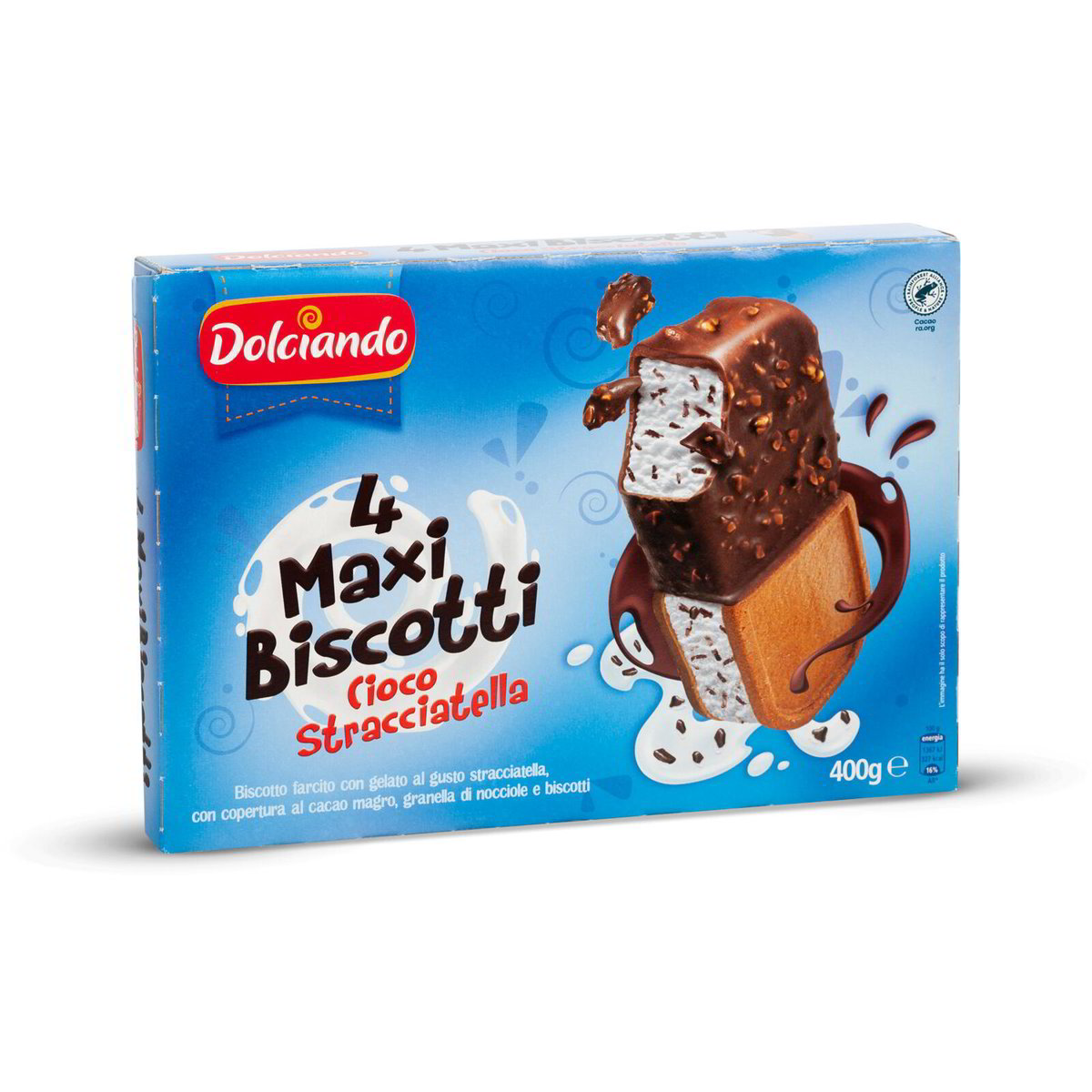 Gelati maxi biscotti ciocostracciatella 4 pezzi dolciando Eurospin Spesa Online