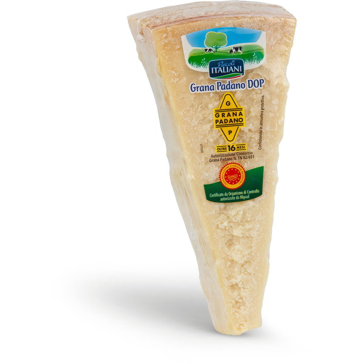 Formaggio Grana Padano DOP PASCOLI ITALIANI 450g In Dettaglio Eurospin Spesa Online