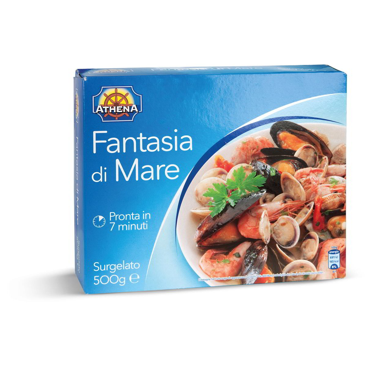 Misto mare per antipasti e primi piatti surgelato ATHENA 500g in
