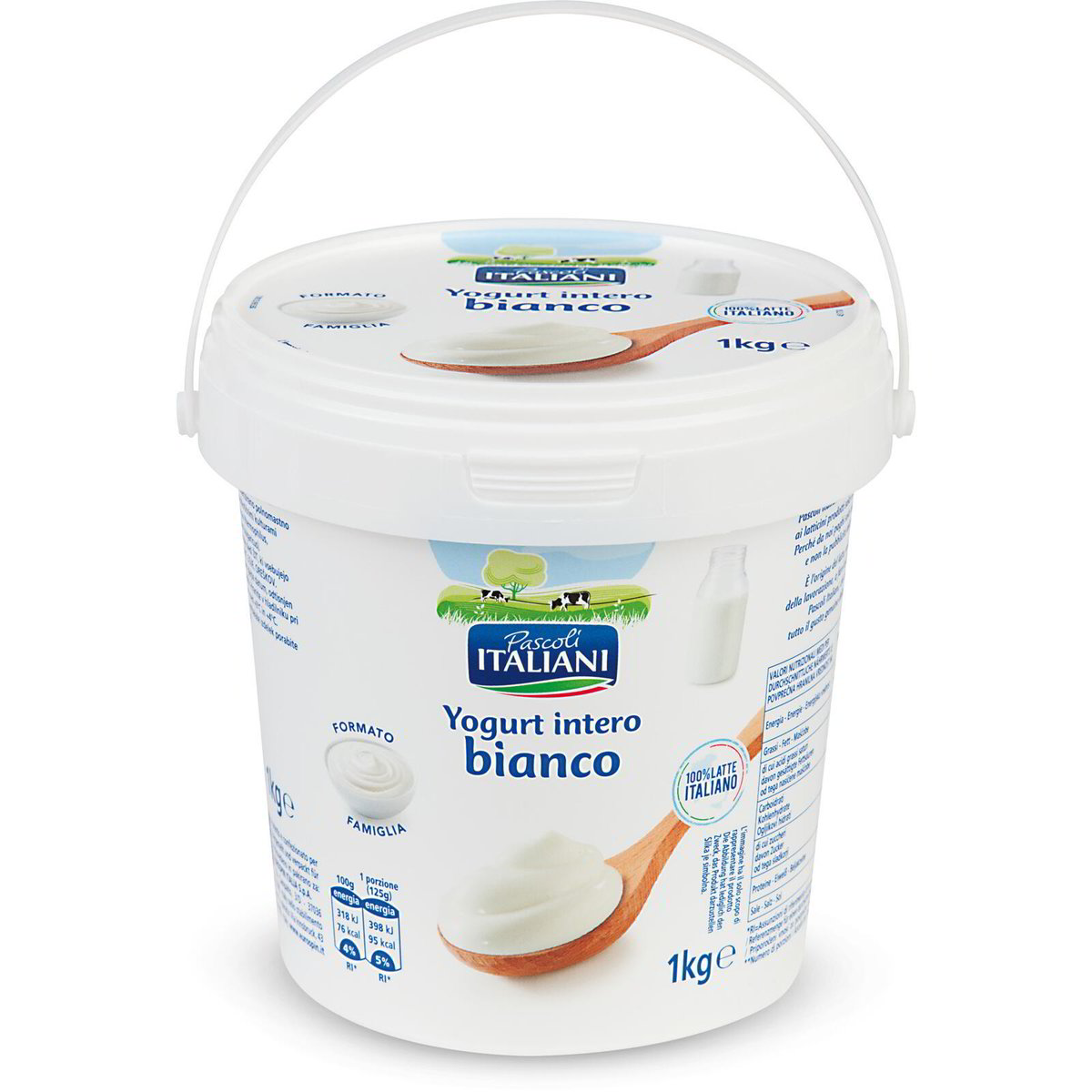 Yogurt bianco cremoso PASCOLI ITALIANI 1kg in dettaglio Eurospin
