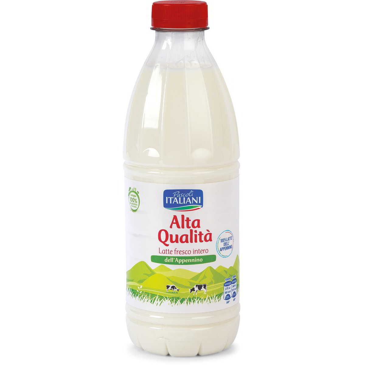 Latte fresco intero dell'Appenino Alta Qualità