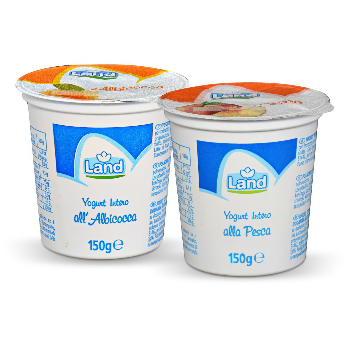 Yogurt intero albicocca/pesca land Eurospin Spesa Online