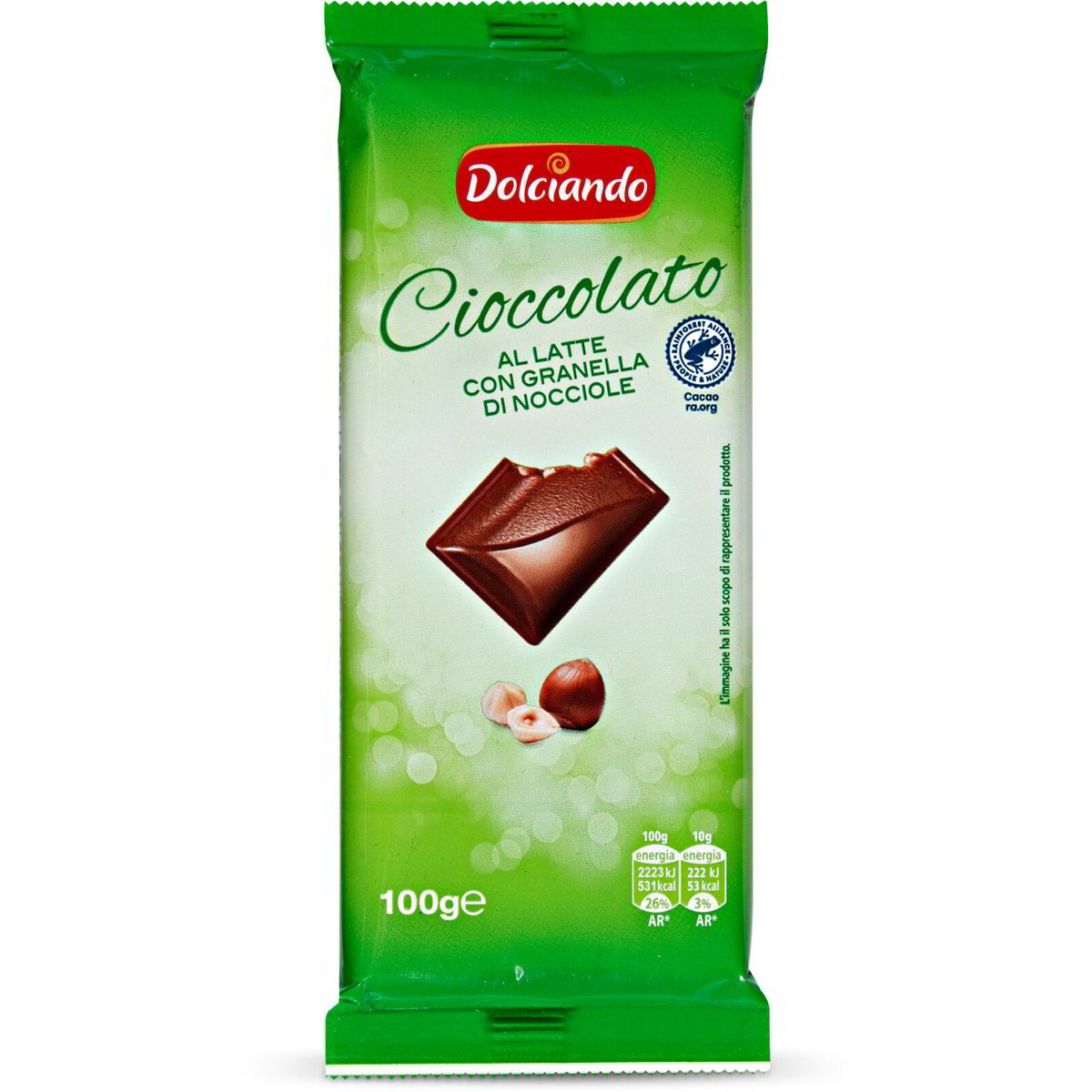 Tavoletta Cioccolato Al Latte Con Granella Di Nocciole Dolciando Eurospin Spesa Online