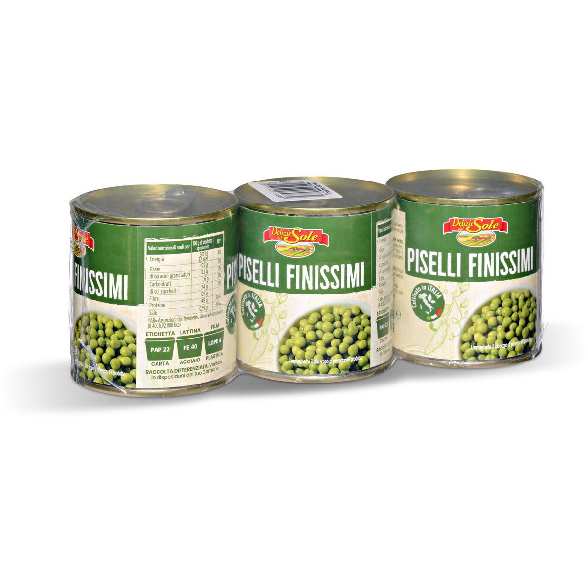 Piselli finissimi delizie dal sole Eurospin Spesa Online