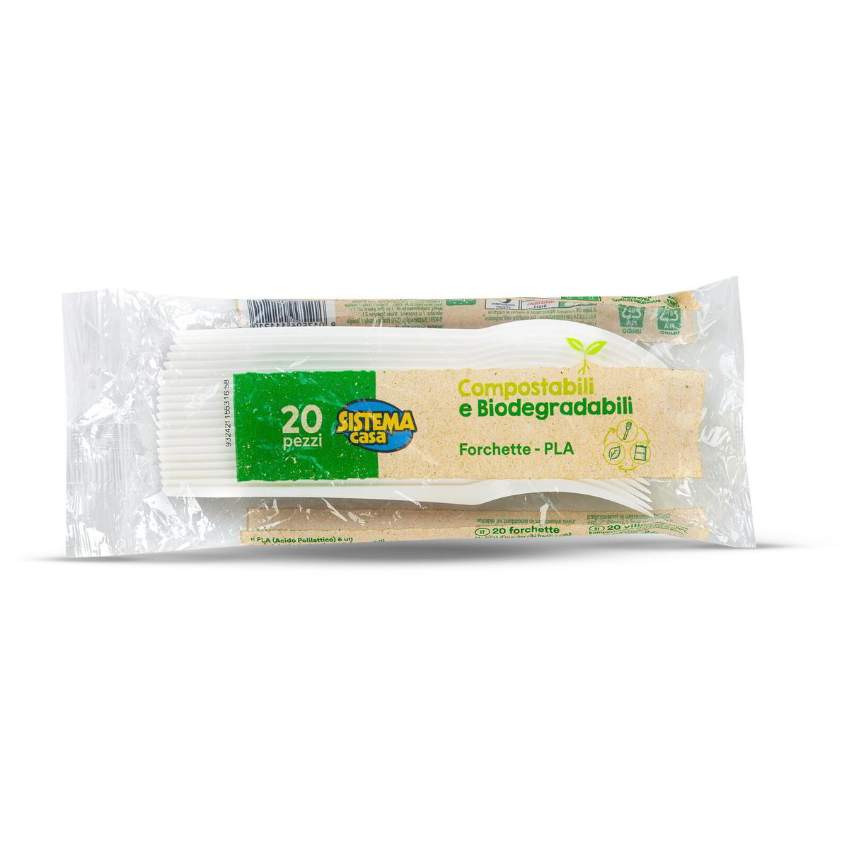 Sacchetti Biodegradabili Compostabili Disss 30L - 20 Pezzi, Per Rifiuti Organici, Ecologici E Resistenti - Foto 3
