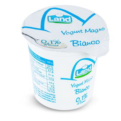 Yogurt magro bianco 0,1% grassi land