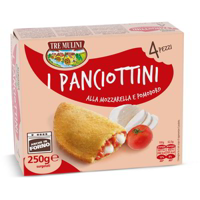 Panciottini al pomodoro e mozzarella 4 pezzi tre mulini