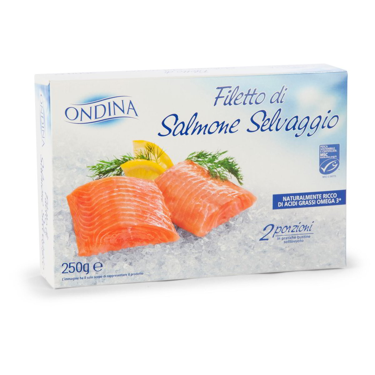 Filetto di salmone selvaggio surgelato ondina | Eurospin Spesa Online