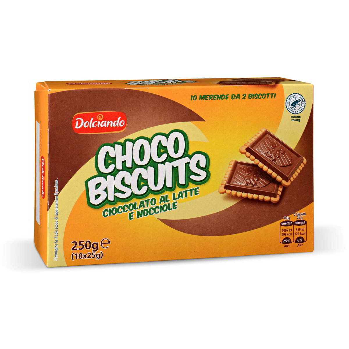 Biscotti Snack Con Tavoletta Di Cioccolato Al Latte E Nocciole Dolciando Eurospin Spesa Online 3377