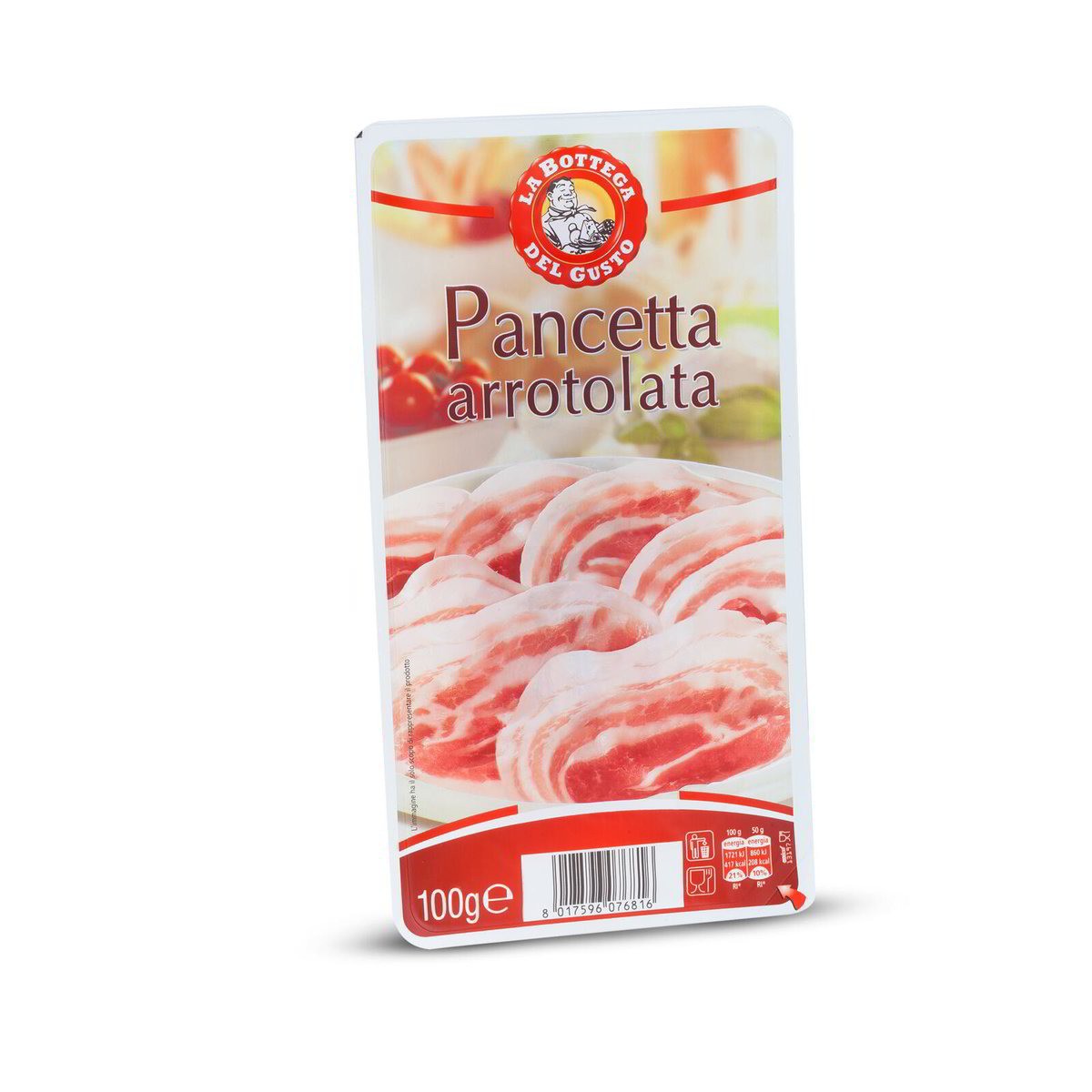 Pancetta arrotolata a fette la bottega del gusto Eurospin Spesa Online